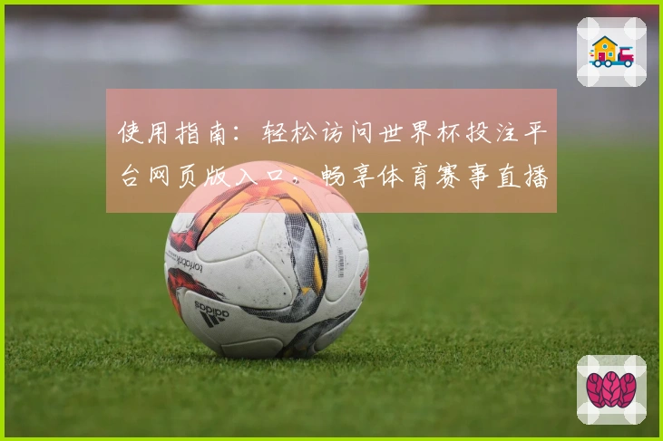 使用指南：轻松访问世界杯投注平台网页版入口，畅享体育赛事直播体验